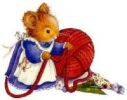 Mouse with yarn