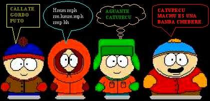 Stan, Kenny, Kyle y Cartman (SOUTH PARK)