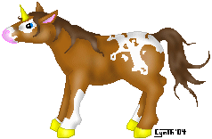 Painted, an Emeralian Unicorn