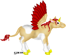 Patched Palomino Emeralian Pegasi