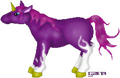 Purple Emeralian Unicorn