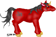 Red Emeralian Unicorn