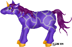 Blue Emeralian Unicorn