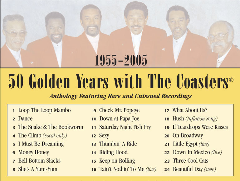 Back cover of new CD.