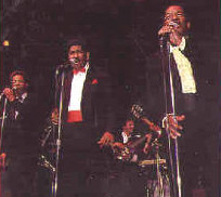 Ronnie Bright, Carl Gardner, and Jimmy Norman in cirka 1993.