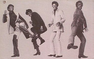 Speedo, Gardner, Ronnie Bright, and Guy in 1972.