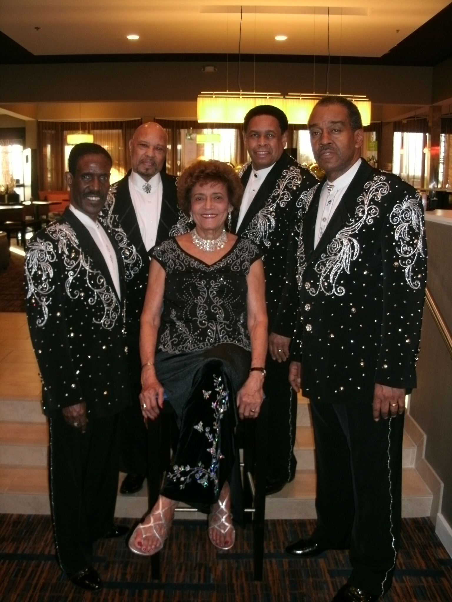 The Coasters on December 31, 2011 with Veta Gardner.