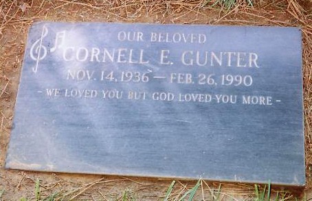 Cornell's grave (ctsy Todd Baptista) in Inglewood, CA.