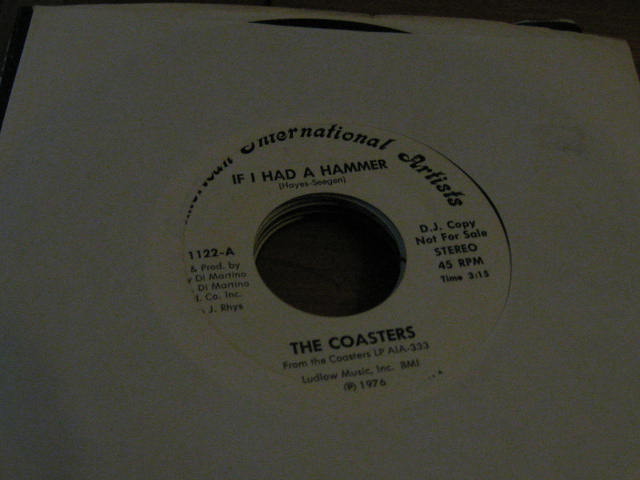 "If I Had A Hammer" this time as "The Coasters".