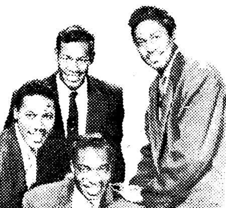 The original Coasters: Hughes, Guy, Nunn, and (far right) Gardner.
