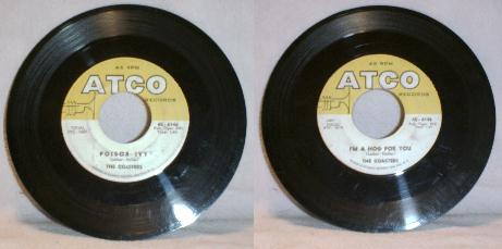 The Atco single "Poison Ivy" c/w "Im A Hog For You".