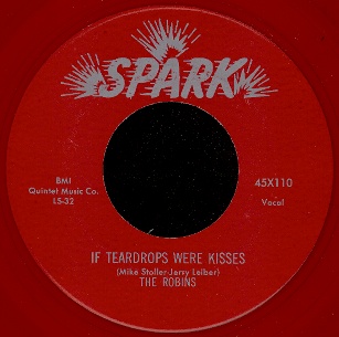 Spark Record "If Teardorps Were Kisses" (Spark 110 issued February 1955, recorded 1954). 