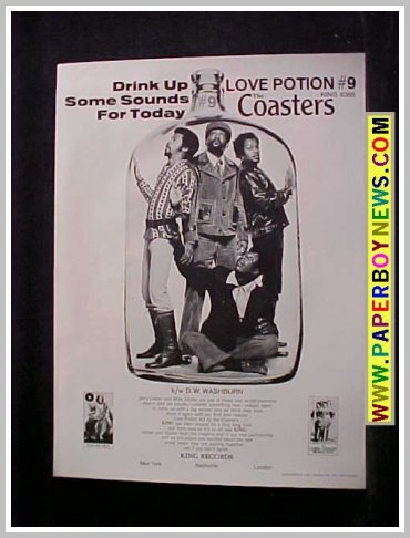 Promo for "Love Potion Number Nine" in 1971.