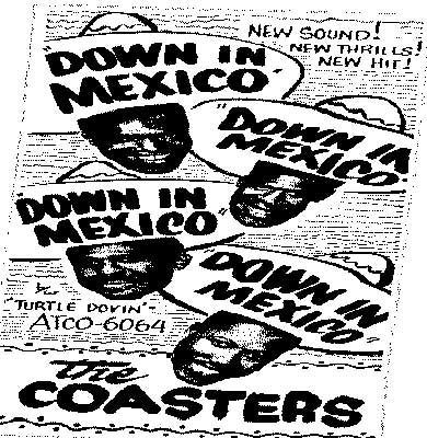 Coasters ad, 1956