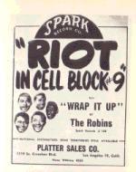 1954 ad for "Riot..." (Bobby Nunn top center). 