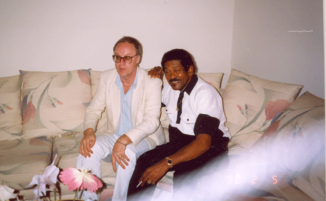 Claus Rhnisch (the editor) and Carl Gardner in 1992.