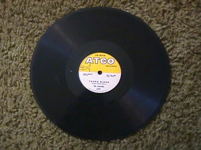 "Young Blood" Atco 78 rpm-single.