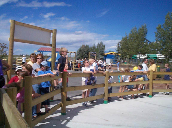 cole and mommy waiting