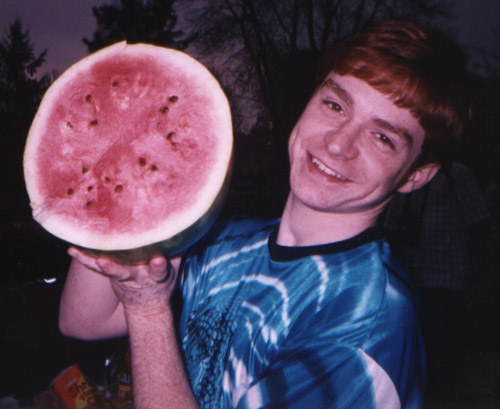 Justin and Watermelon