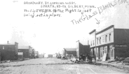 ImageLink to Fullsize Photo of Gilbert, MN circa 1909