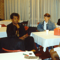 A picture of me with Maya Angelou.