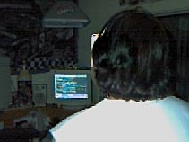 Cris Lockridge in the listening room