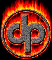 logo on fire