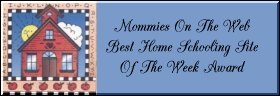 Mommies on the Web Homeschooling Site of the Week