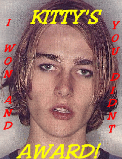 Kitty's silverchair Award