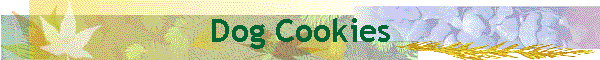 Dog Cookies
