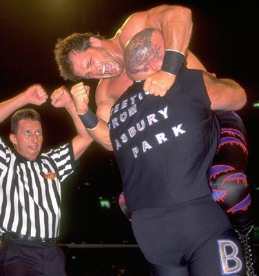 It's never a good idea to squeeze a wolverine..