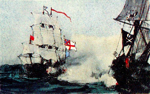 Tha' Heat O' Combat...Enough Ta' Be 
Gettin' Any Good Pire's Blood A-Boilin', Ta Be Shure