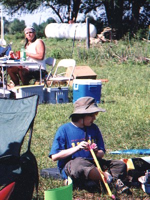 Darwin (forground) and Dave (background)