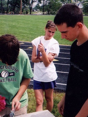 Students get their rockets ready to fly