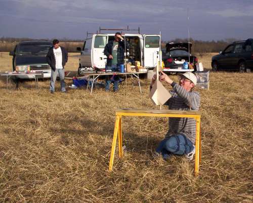 Dave L. prepares to launch