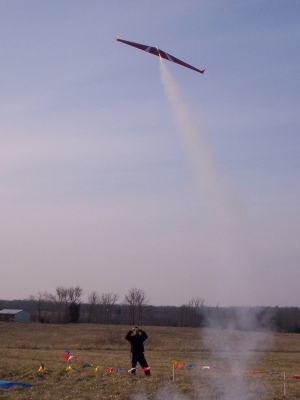 Alan's Klingberg Wing just after launch