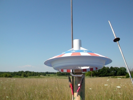 Tim's Saucer before launch