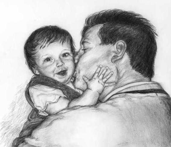 Portrait of Daddy's Baby Girl