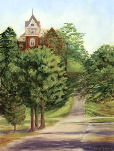 Legion Hall oil painting