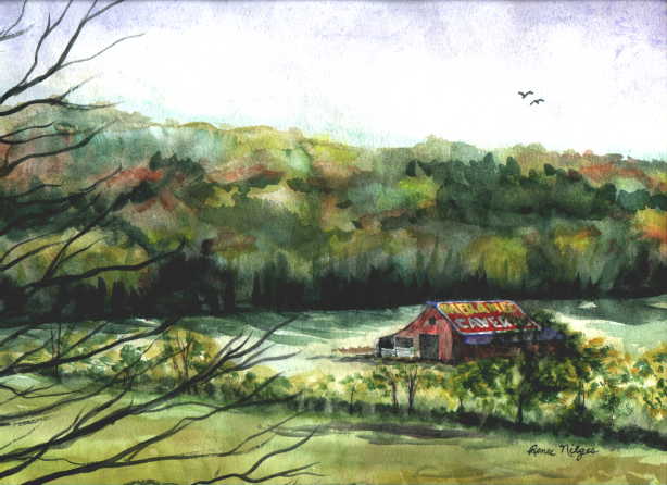Meramec Morning watercolor