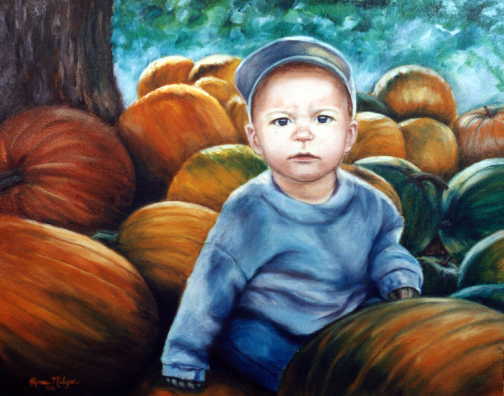 Pumpkin Patch limited edition print