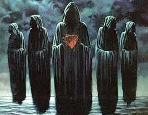 the illuminati - originally a Testament album cover