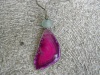 Necklace 134: Pink agate