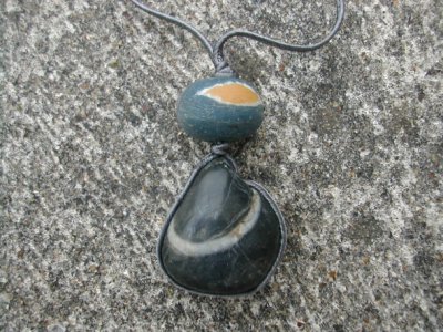 Necklace 154: Stones & Glass