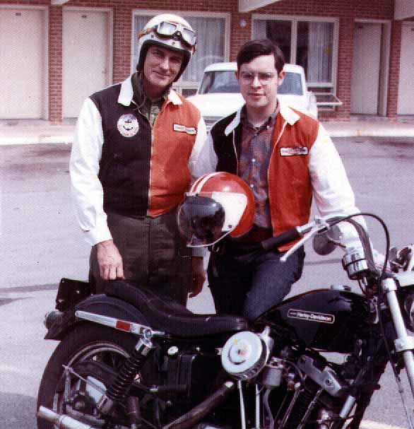 Dad and Me on Sportster