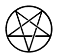 [inverted pentacle]