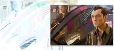 David Swinton and Gigolo Joe- Artificial Intelligence - (c) Warner Bros