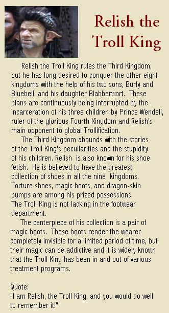 Relish the Troll King