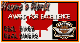 Wayne's World Award Of Excellence - Real Bikes/Real Bikers