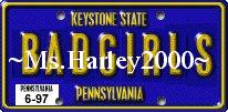 Ms.Harley2000's BadGirls License Plate